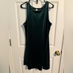Old Navy Emerald Velvet Dress Size L NWT